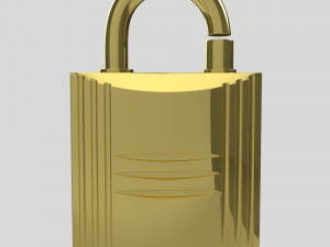 padlock perfume case 3D Model