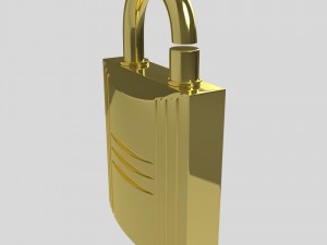 padlock perfume case 3D Model