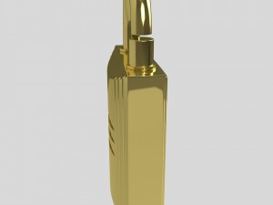 padlock perfume case 3D Model