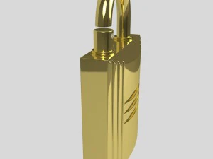 padlock perfume case 3D Model