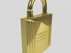 padlock perfume case 3D Model