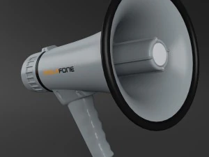 megaphone 3D Model