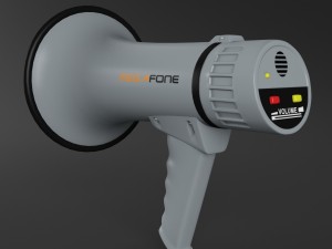 megaphone 3D मॉडल