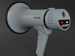 megaphone 3D Model