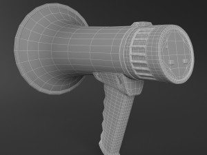megaphone 3D मॉडल