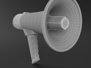 megaphone 3D मॉडल