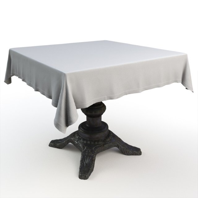 vintage table 3D मॉडल .c4d .max .obj .3ds .fbx .stl .blend 