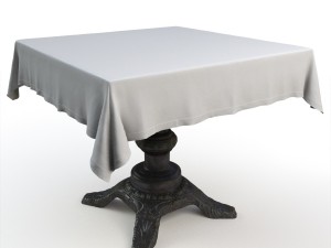vintage table Modello 3D