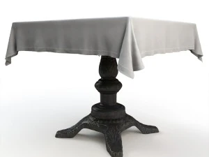 vintage table 3D Model