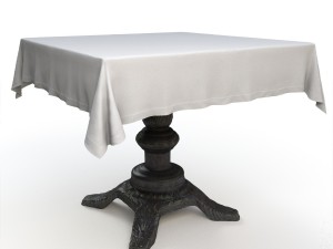 vintage table 3D मॉडल