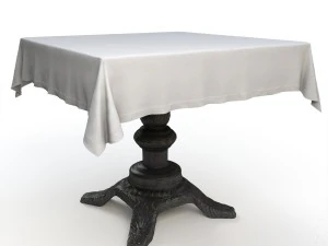 vintage table 3D Model