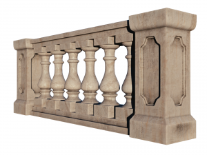 balustrade 3D मॉडल