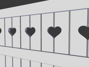 wood fence 3Dモデル