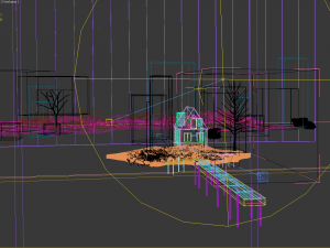 shack on the lake 3Dモデル