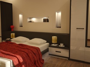 modern bedroom 3D Model