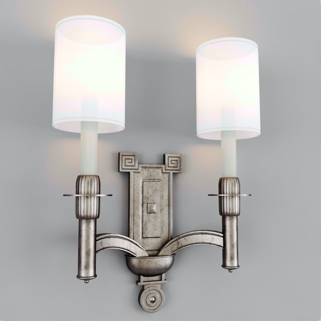 wall lamp visual comfort 02 Modèle 3D .c4d .max .obj .3ds .fbx .stl .blend 
