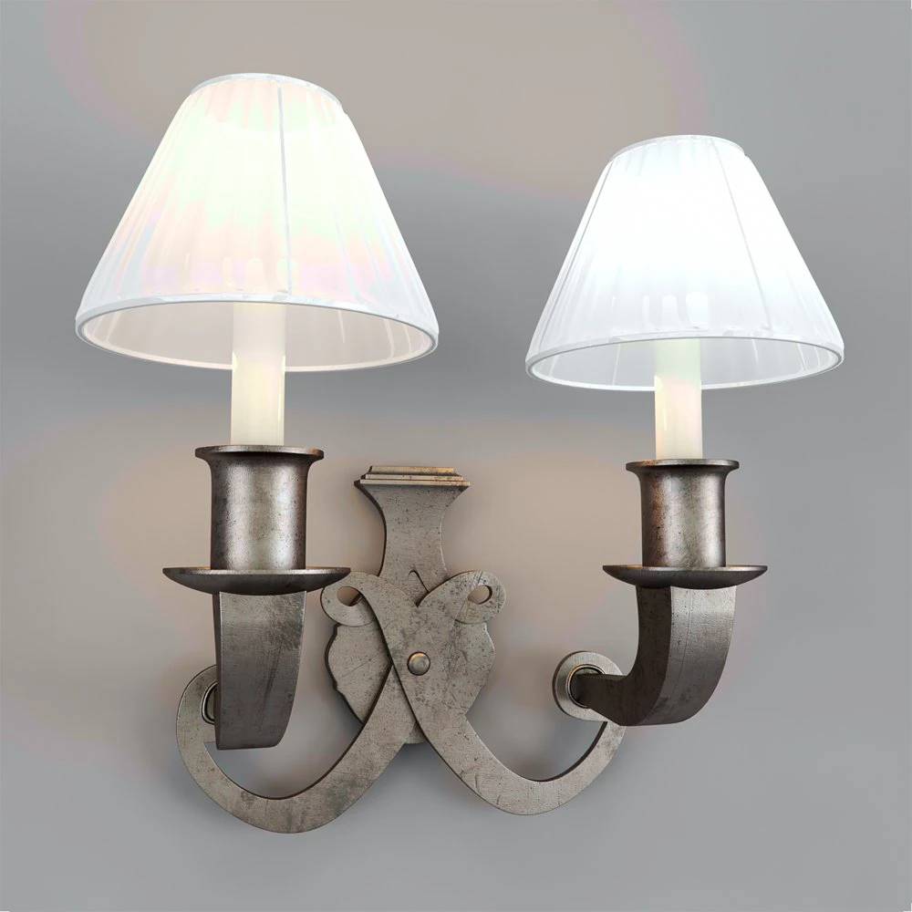 wall lamp visual comfort 01 3D Model .c4d .max .obj .3ds .fbx .stl .blend 