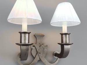 wall lamp visual comfort 01 3D 모델
