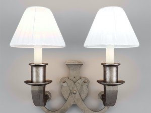 wall lamp visual comfort 01 3D 모델