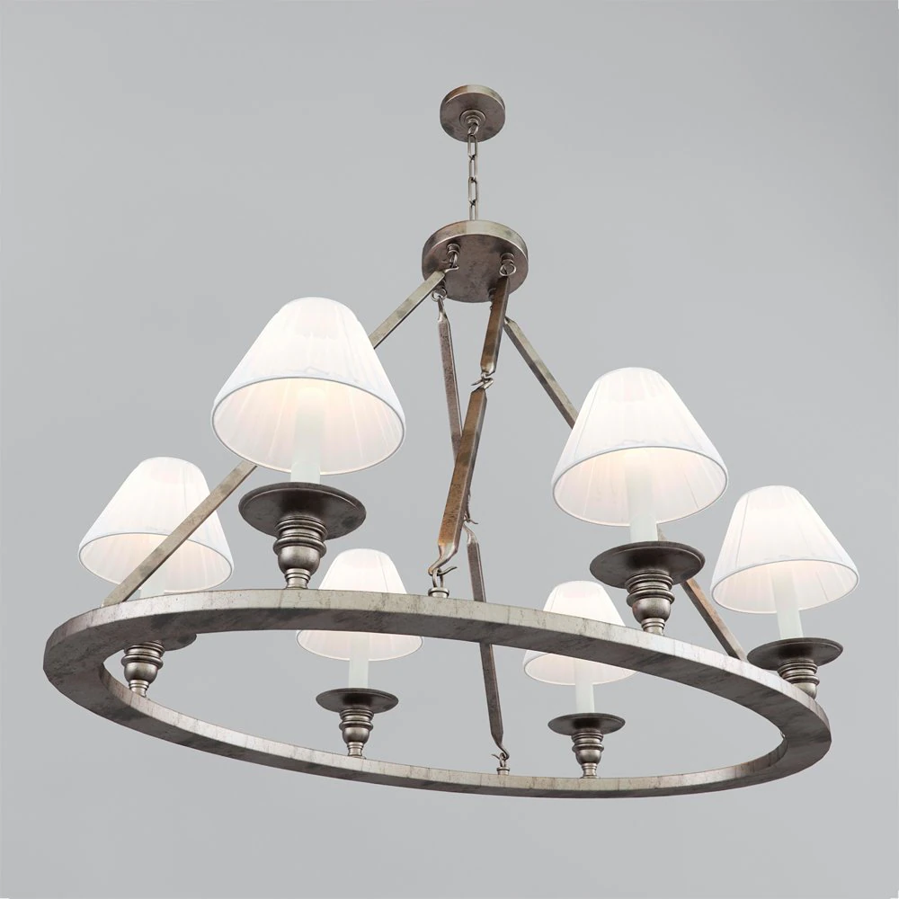 chandelier visual comfort co chc1444bz 3D Model .c4d .max .obj .3ds .fbx .stl .blend