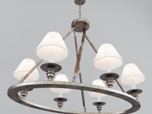 chandelier visual comfort co chc1444bz 3D 模型