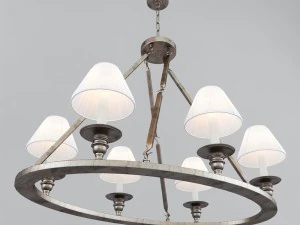 chandelier visual comfort co chc1444bz 3D Model