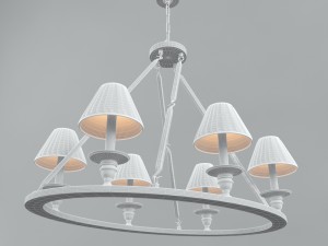 chandelier visual comfort co chc1444bz 3D Model