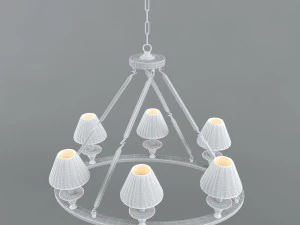 chandelier visual comfort co chc1444bz 3D Model