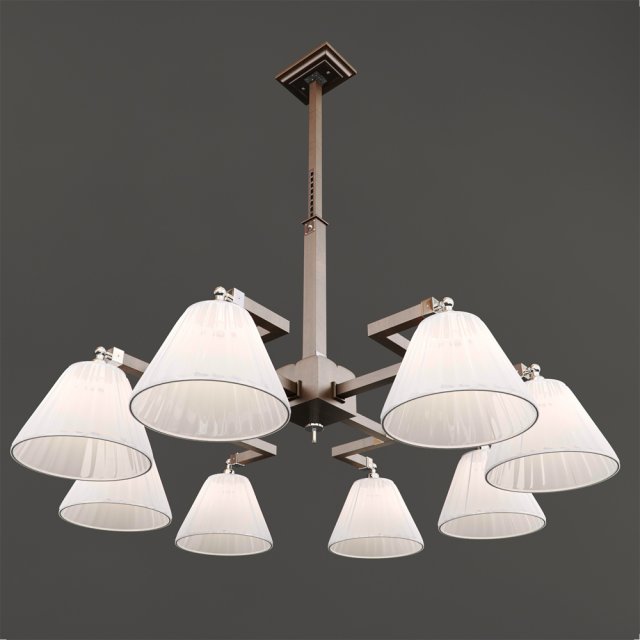 chandelier cinquestelle lamp-international - 5114 3D Modell .c4d .max .obj .3ds .fbx .stl .blend