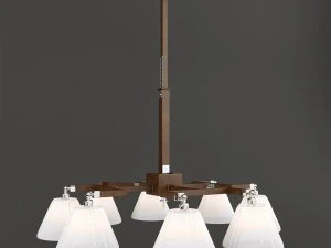 chandelier cinquestelle lamp-international - 5114 3D Model