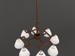 chandelier cinquestelle lamp-international - 5114 3D Modell