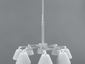 chandelier cinquestelle lamp-international - 5114 3D Modell