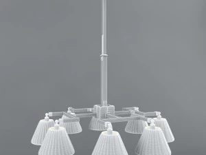 chandelier cinquestelle lamp-international - 5114 3D Model