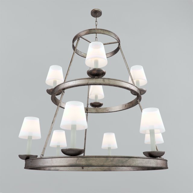 chandelier visual comfort chc1463 3D Model .c4d .max .obj .3ds .fbx .stl .blend 