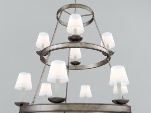 chandelier visual comfort chc1463 3D 模型