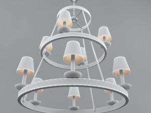 chandelier visual comfort chc1463 3D Model