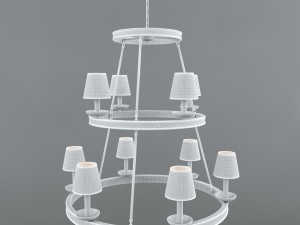 chandelier visual comfort chc1463 3D Model