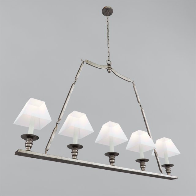 chandelier visual comfort chc1441bz 3Dモデル .c4d .max .obj .3ds .fbx .stl .blend 