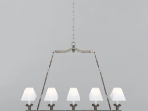 chandelier visual comfort chc1441bz 3D Model