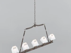 chandelier visual comfort chc1441bz 3D Model