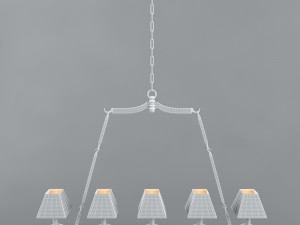 chandelier visual comfort chc1441bz 3Dモデル