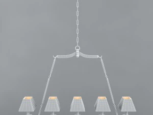 chandelier visual comfort chc1441bz 3D Model