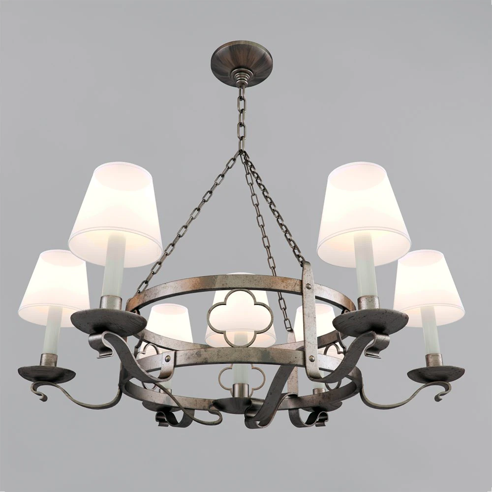 chandelier visual comfort 3D Model .c4d .max .obj .3ds .fbx .stl .blend 