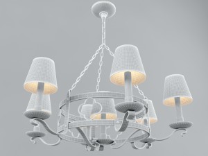 chandelier visual comfort 3D 모델