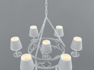 chandelier visual comfort 3D 모델