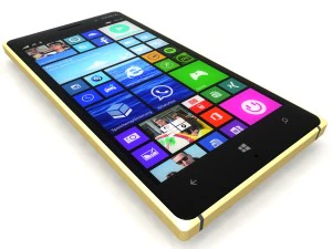 nokia lumia 830 gold edition 3D Model