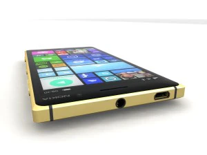 nokia lumia 830 gold edition 3D Model