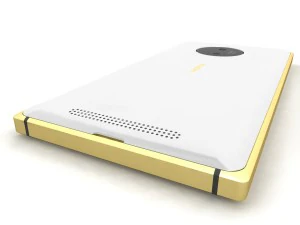 nokia lumia 830 gold edition 3D Model