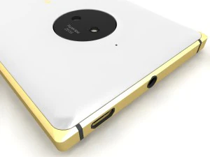 nokia lumia 830 gold edition 3D Model