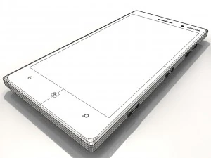 nokia lumia 830 gold edition 3D Model